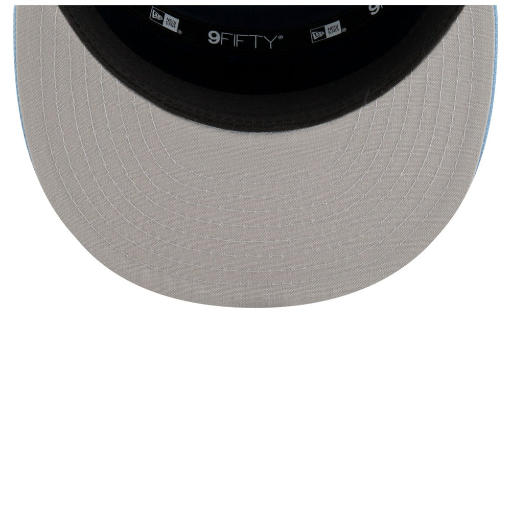 Memphis Grizzlies 2025 NBA Tip Off Split Panel 9FIFTY Snapback Hat White/Light Blue - NBA