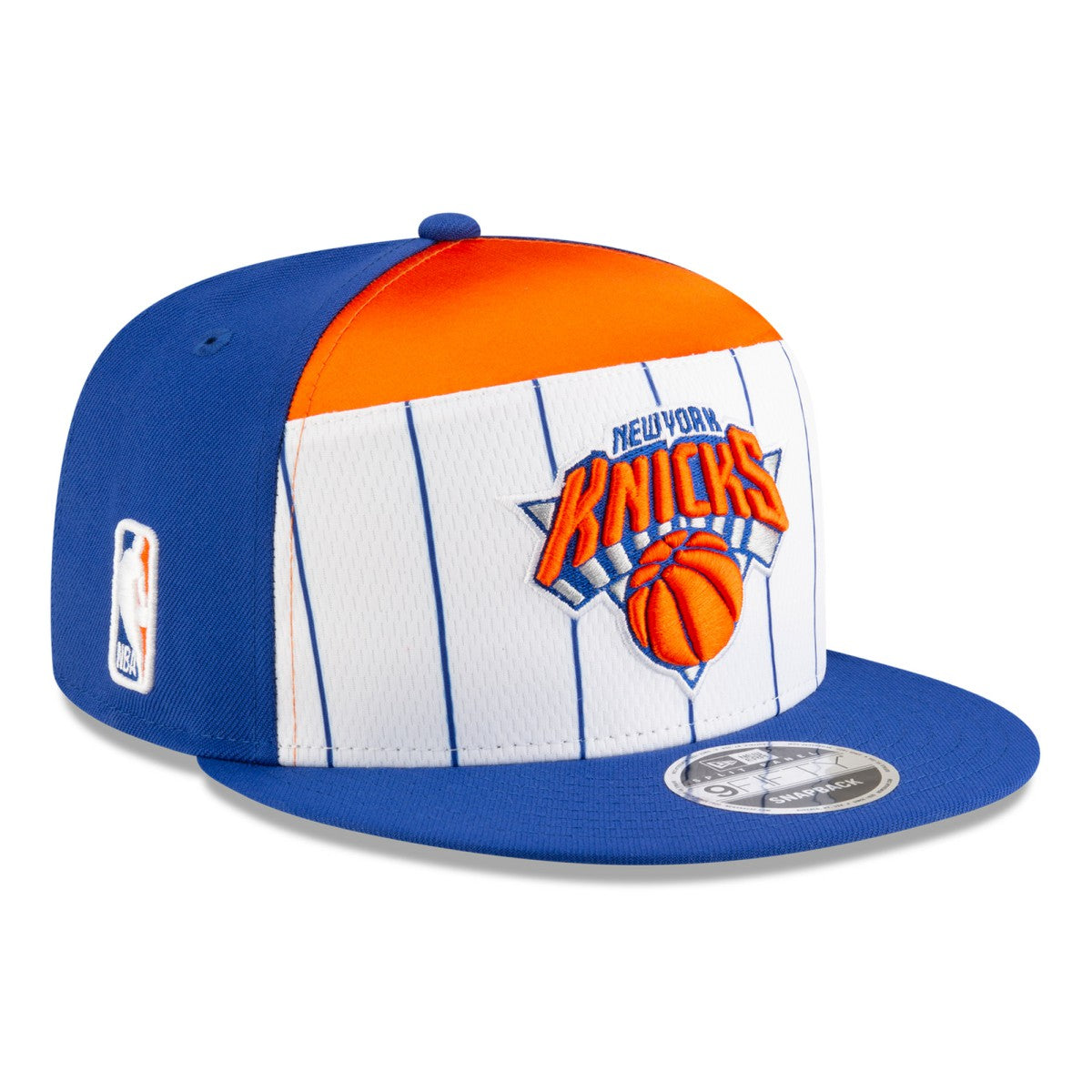New York Knicks 2025 NBA Tip Off Split Panel 9FIFTY Snapback Hat White/Blue - NBA