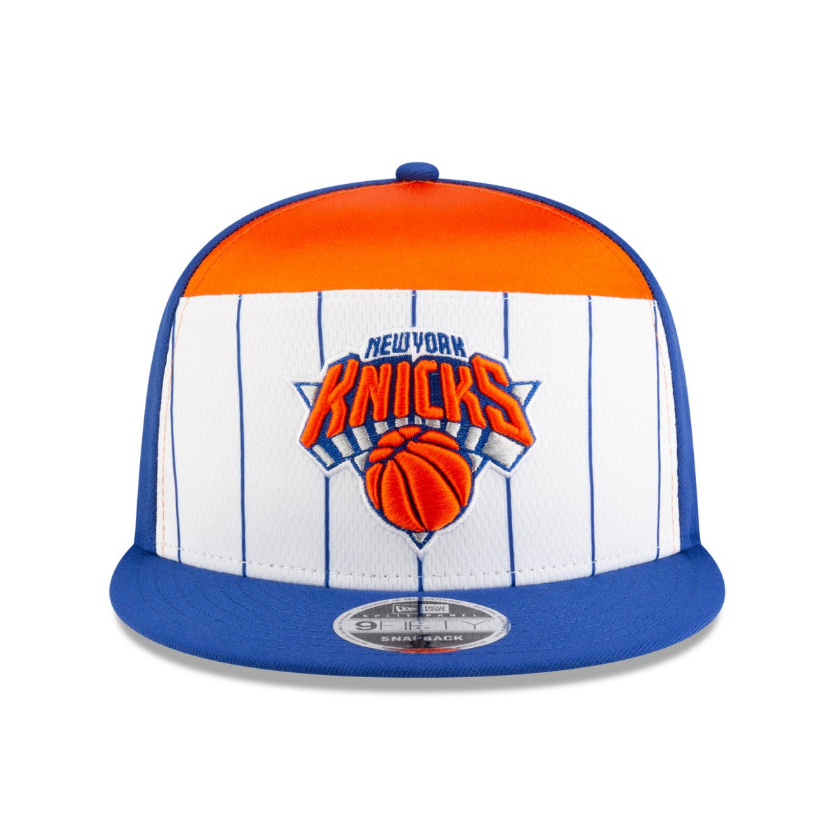 New York Knicks 2025 NBA Tip Off Split Panel 9FIFTY Snapback Hat White/Blue - NBA