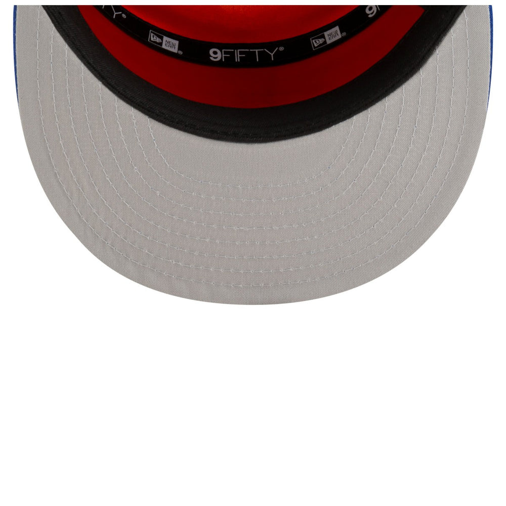 New York Knicks 2025 NBA Tip Off Split Panel 9FIFTY Snapback Hat White/Blue - NBA