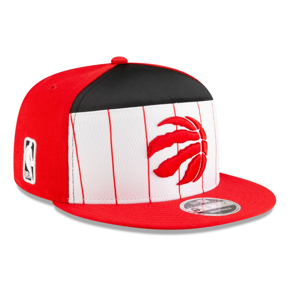 Toronto Raptors 2025 NBA Tip Off Split Panel 9FIFTY Snapback Hat White/Red - NBA