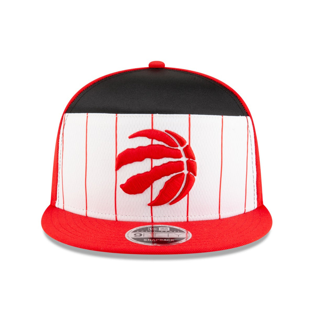 Toronto Raptors 2025 NBA Tip Off Split Panel 9FIFTY Snapback Hat White/Red - NBA