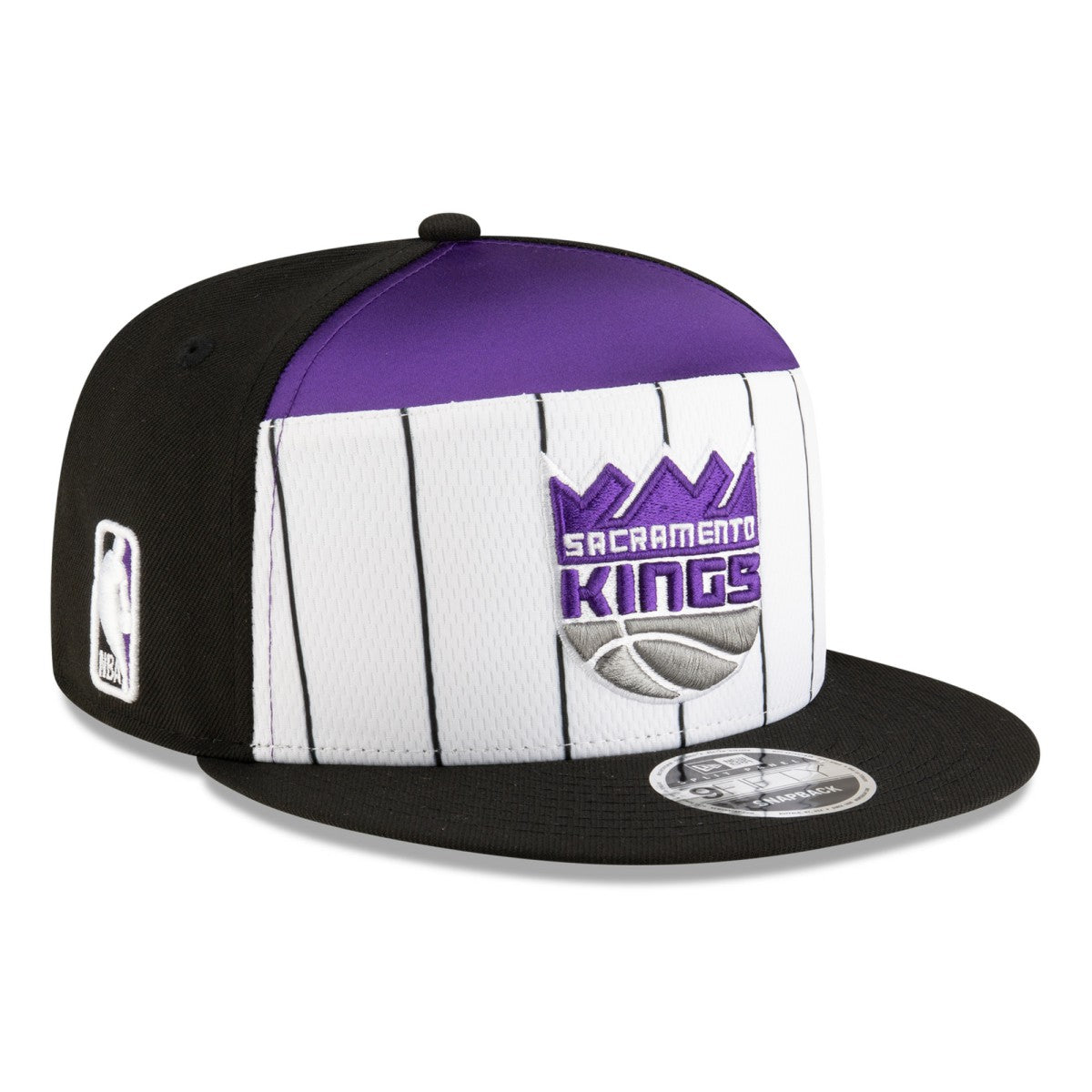 Sacramento Kings 2025 NBA Tip Off Split Panel 9FIFTY Snapback Hat White/Black - NBA