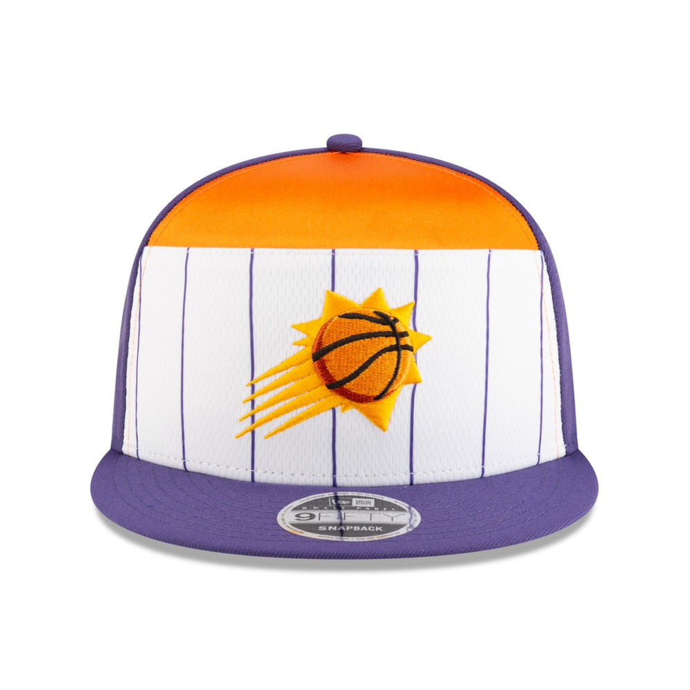 Phoenix Suns 2025 NBA Tip Off Split Panel 9FIFTY Snapback Hat White/Purple - NBA