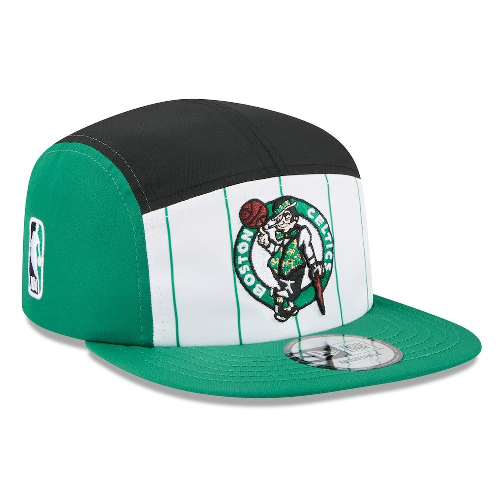 Boston Celtics 2025 NBA Tip Off Camper Adjustable Hat White/Kelly Green - NBA