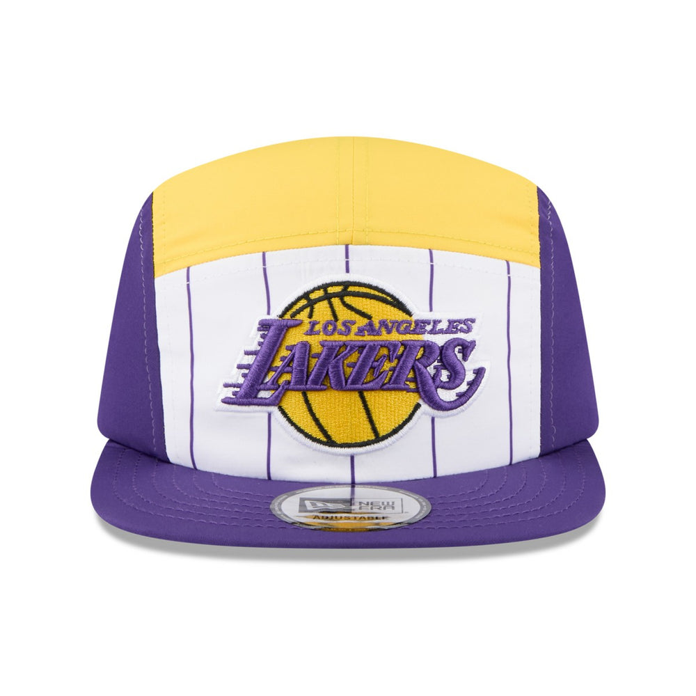 Los Angeles Lakers 2025 NBA Tip Off Camper Adjustable Hat White/Purple - NBA