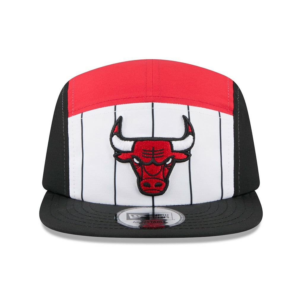 Chicago Bulls 2025 NBA Tip Off Camper Adjustable Hat White/Black - NBA