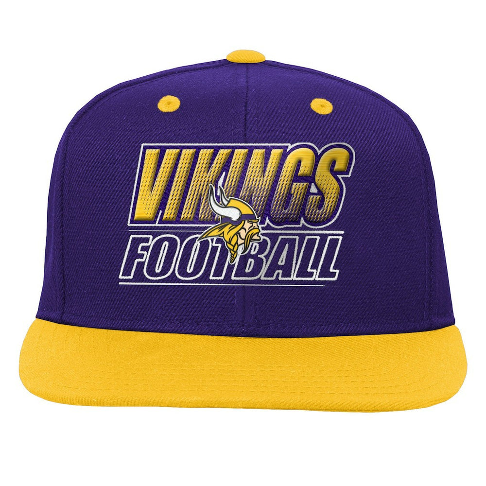 Minnesota Vikings Outerstuff Youth Team Gradient Deadstock Snapback Hat Purple | NFL