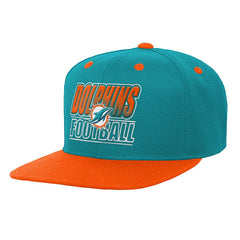 Miami Dolphins Outerstuff Youth Team Gradient Deadstock Snapback Hat Aqua | NFL