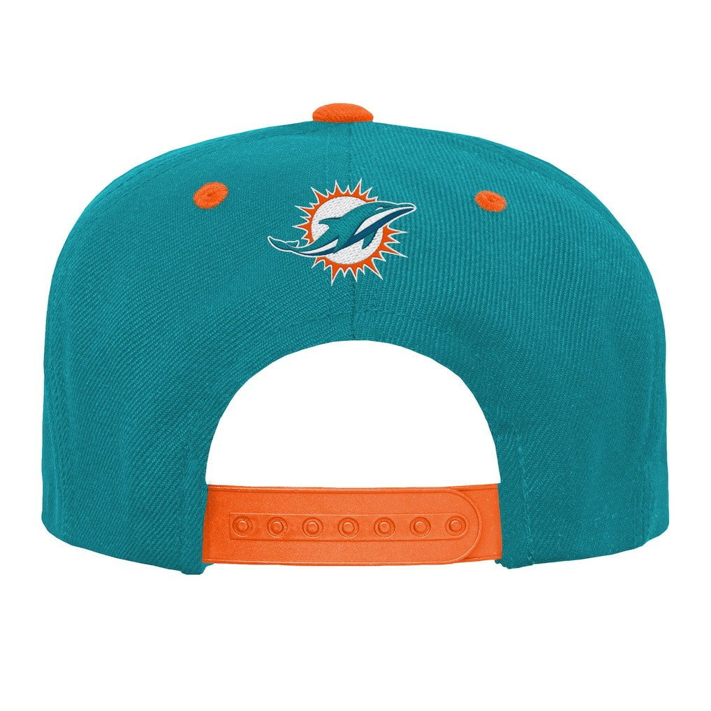 Miami Dolphins Outerstuff Youth Team Gradient Deadstock Snapback Hat Aqua | NFL