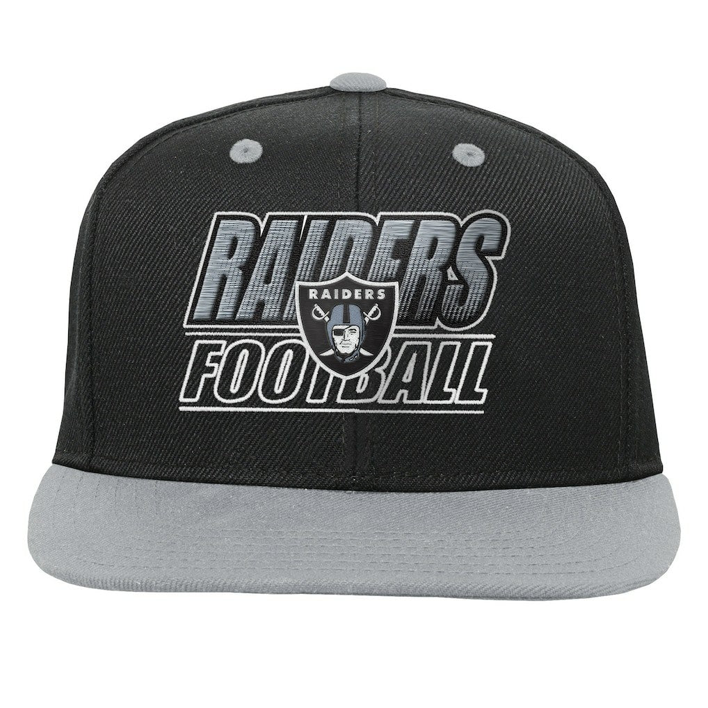 Las Vegas Raiders Outerstuff Youth Team Gradient Deadstock Snapback Hat Black | NFL