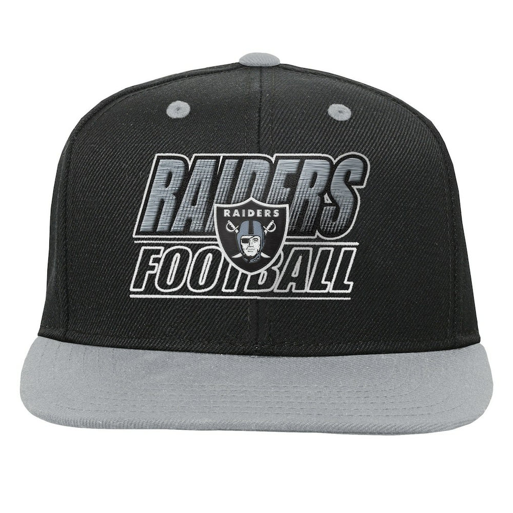 Las Vegas Raiders Outerstuff Youth Team Gradient Deadstock Snapback Hat Black | NFL