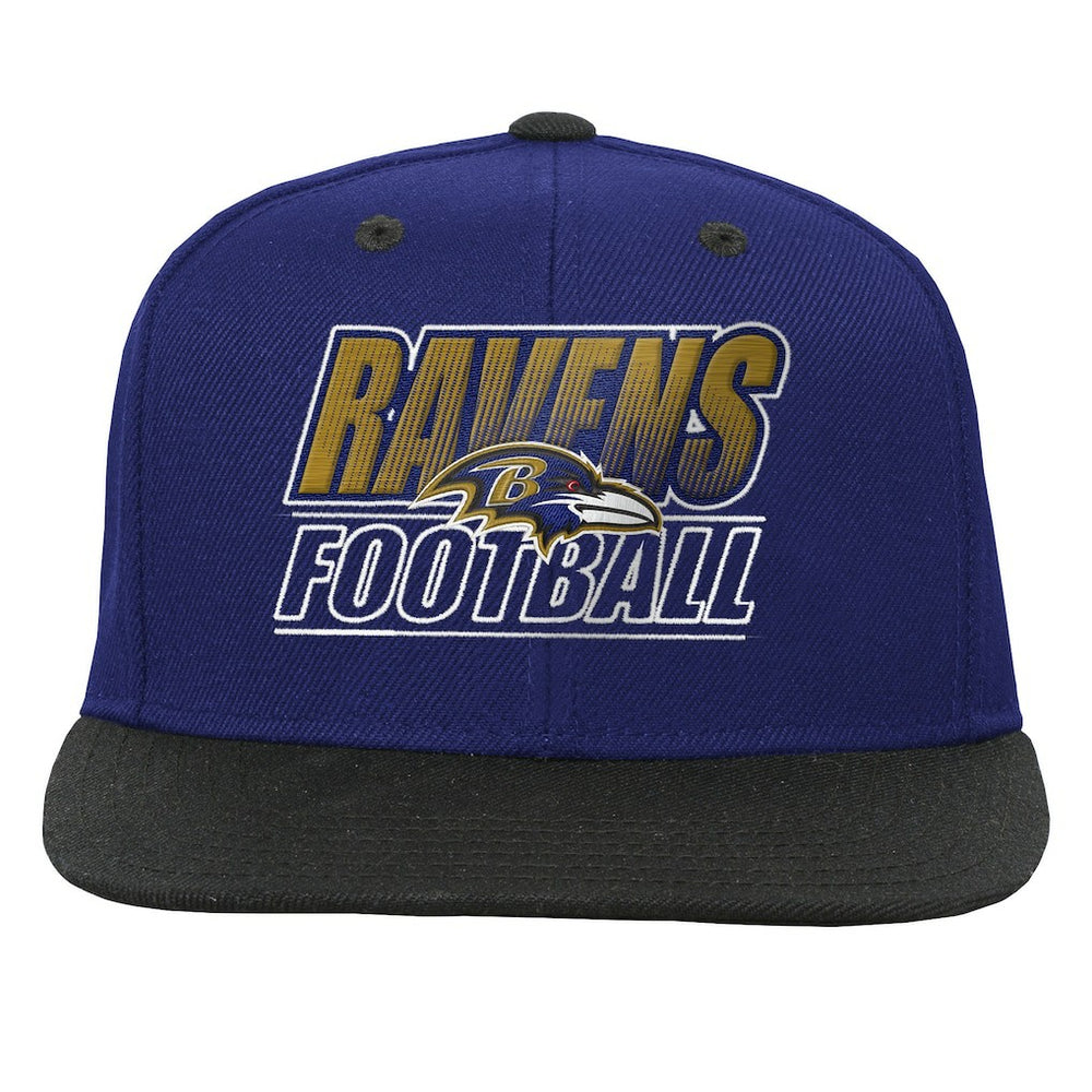Baltimore Ravens Outerstuff Youth Team Gradient Deadstock Snapback Hat Purple | NFL