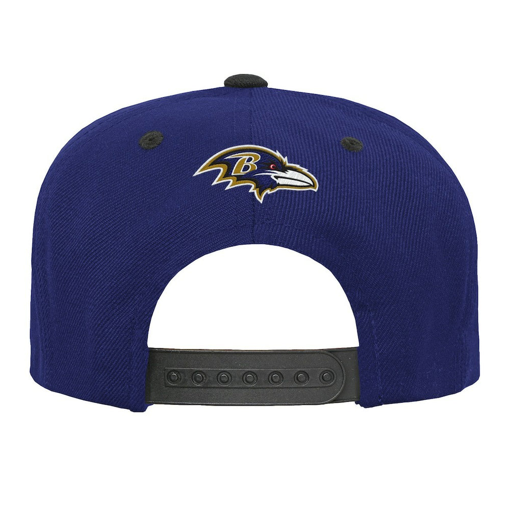 Baltimore Ravens Outerstuff Youth Team Gradient Deadstock Snapback Hat Purple | NFL