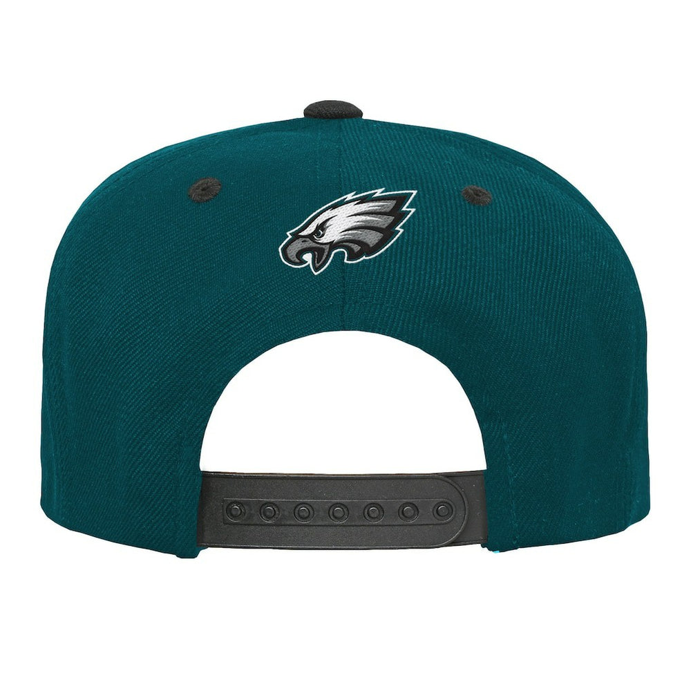 Philadelphia Eagles Outerstuff Youth Team Gradient Deadstock Snapback Hat Midnight Green | NFL