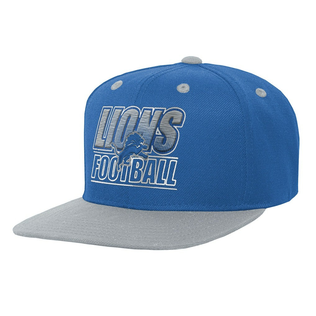 Detroit Lions Outerstuff Youth Team Gradient Deadstock Snapback Hat Blue | NFL