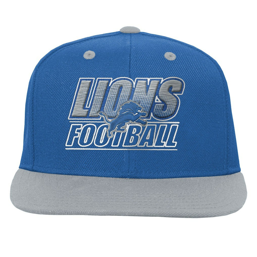 Detroit Lions Outerstuff Youth Team Gradient Deadstock Snapback Hat Blue | NFL