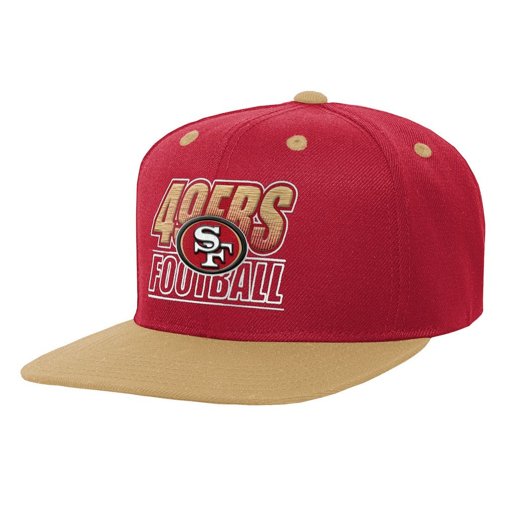 San Francisco 49ers Outerstuff Youth Team Gradient Deadstock Snapback Hat Scarlet | NFL