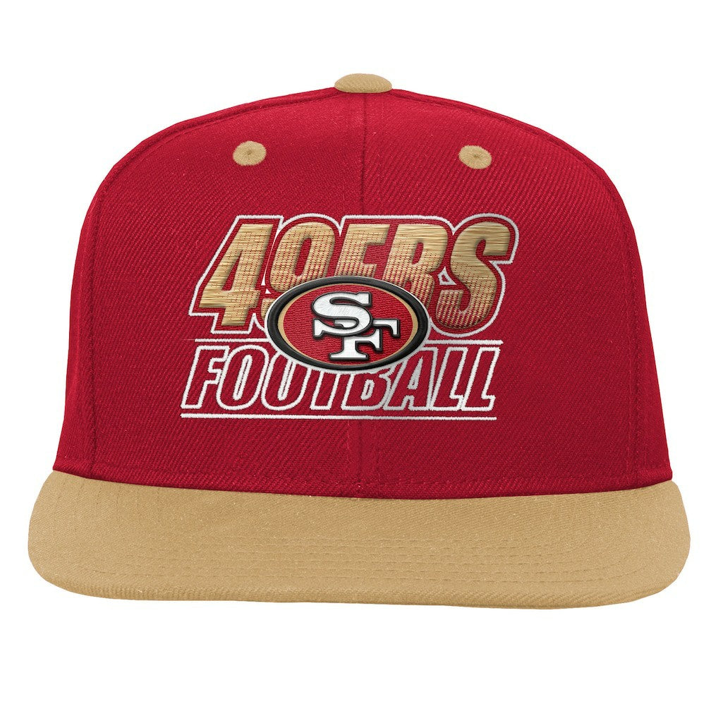 San Francisco 49ers Outerstuff Youth Team Gradient Deadstock Snapback Hat Scarlet | NFL