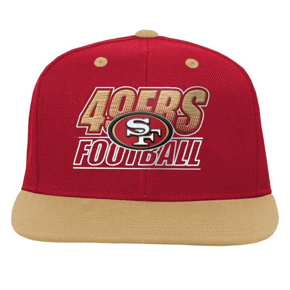 San Francisco 49ers Outerstuff Youth Team Gradient Deadstock Snapback Hat Scarlet | NFL