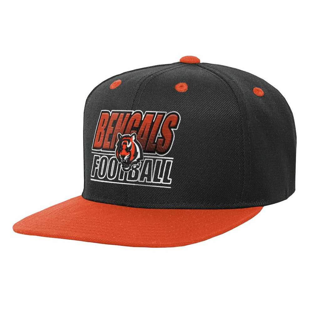 Cincinnati Bengals Outerstuff Youth Team Gradient Deadstock Snapback Hat Black | NFL