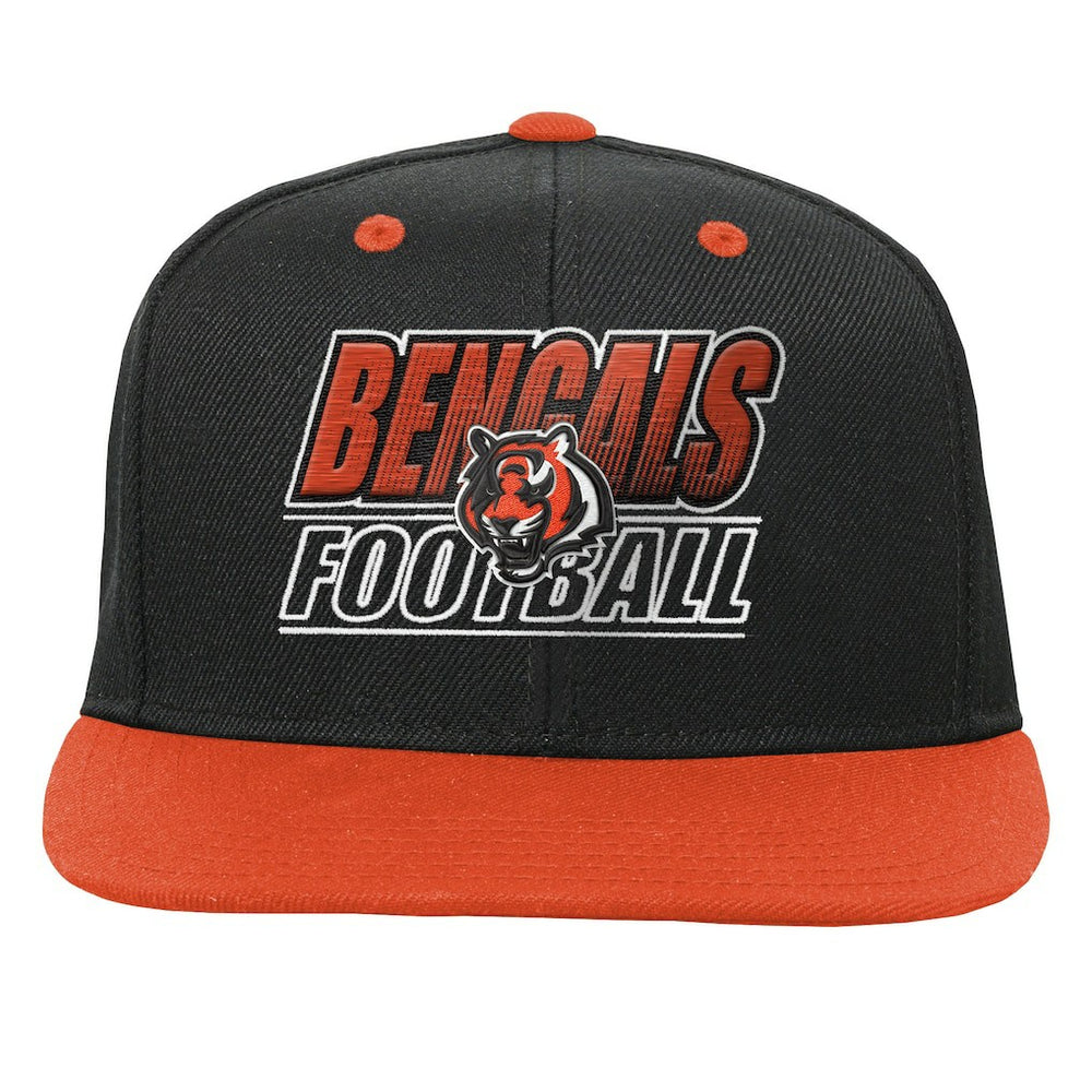 Cincinnati Bengals Outerstuff Youth Team Gradient Deadstock Snapback Hat Black | NFL