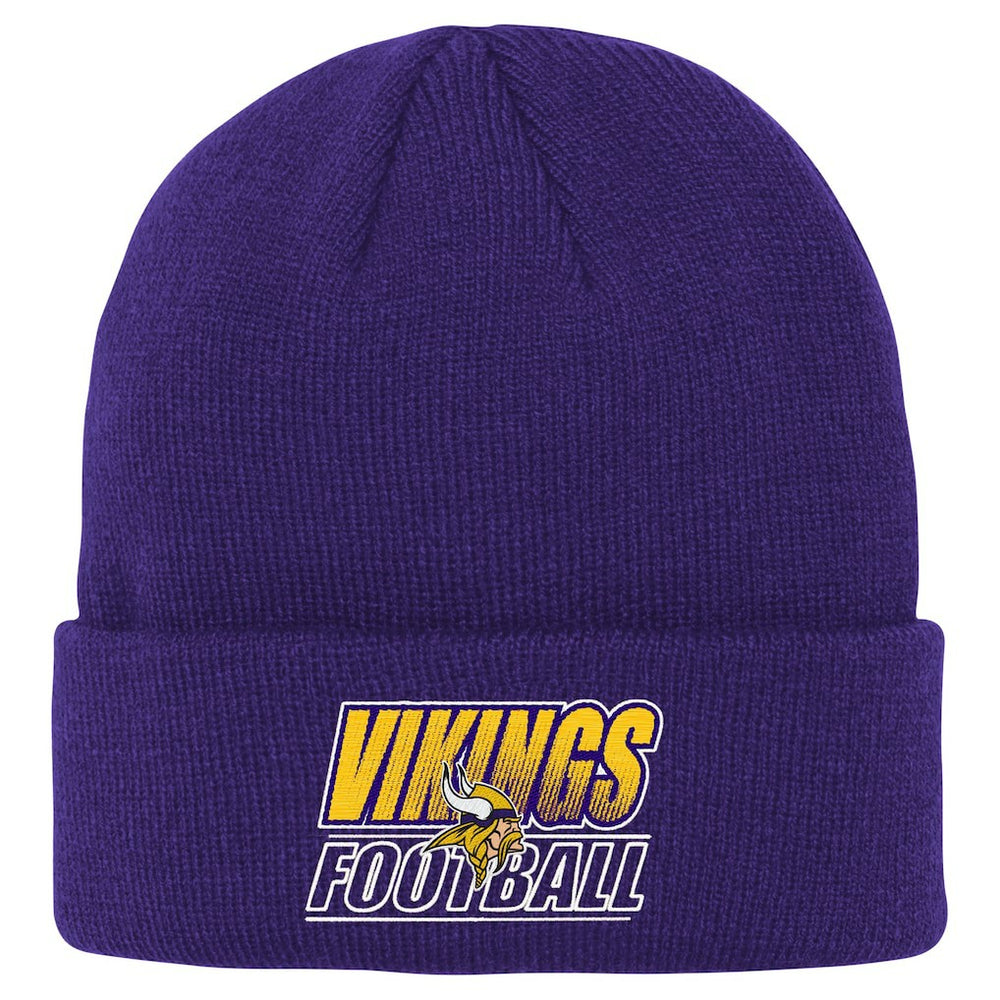 Minnesota Vikings Outerstuff Youth Team Gradient Cuffed Knit Hat Purple | NFL