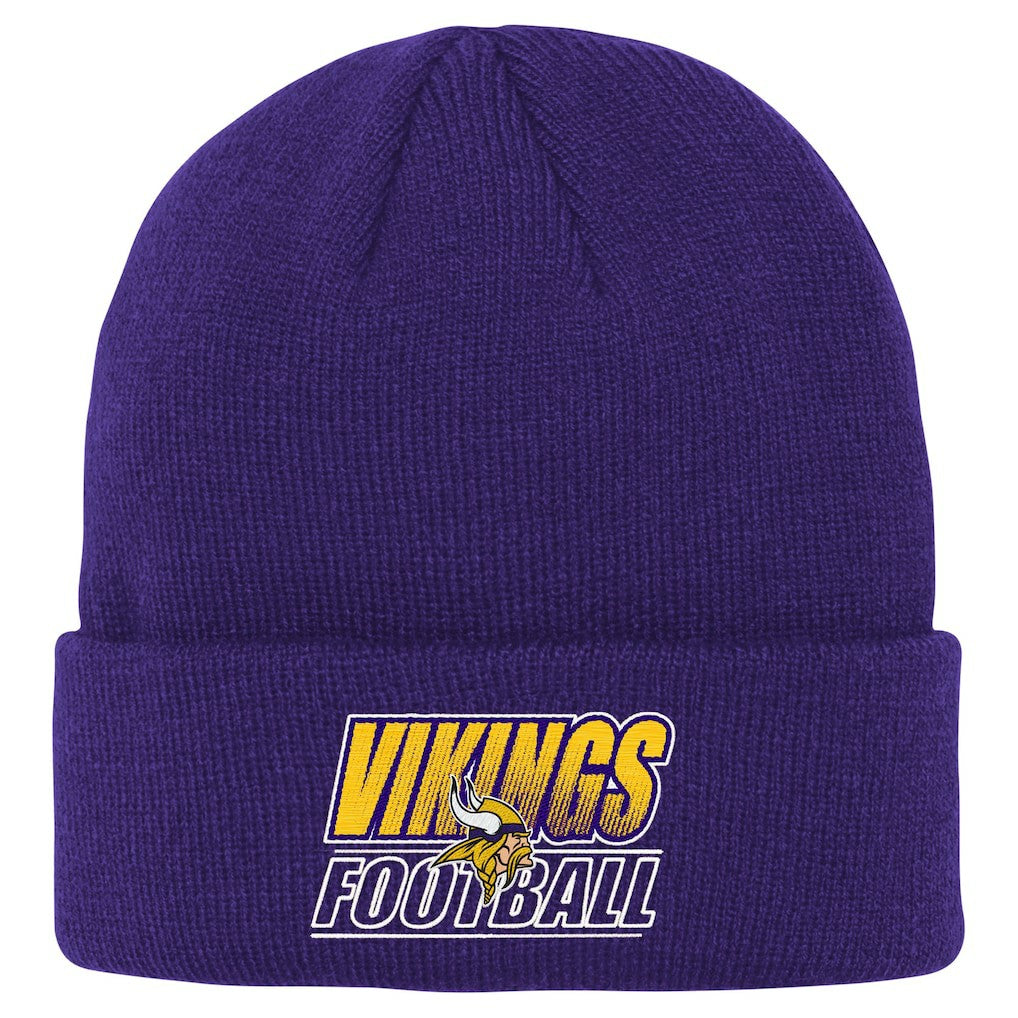 Minnesota Vikings Outerstuff Youth Team Gradient Cuffed Knit Hat Purple | NFL