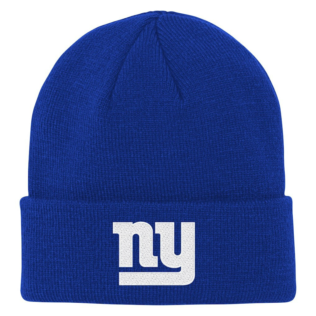 New York Giants Outerstuff Youth Team Gradient Cuffed Knit Hat Royal | NFL