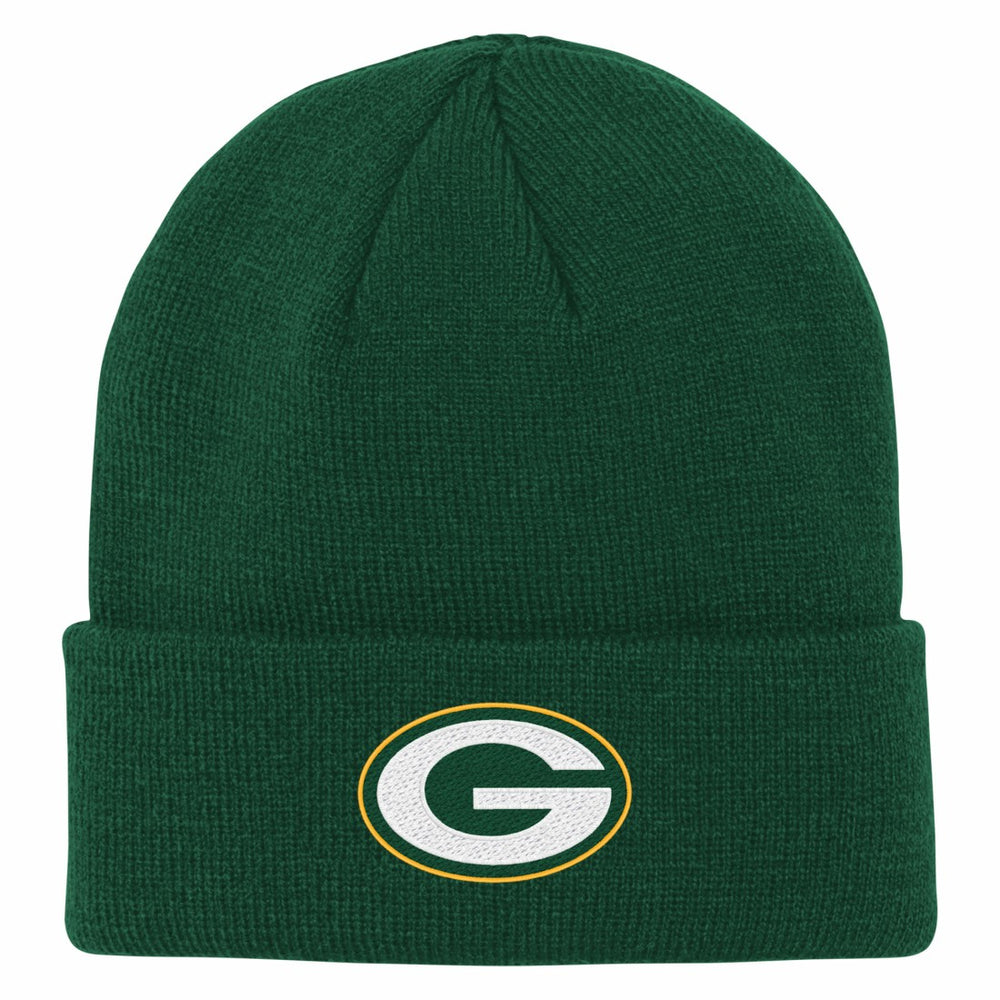 Green Bay Packers Outerstuff Youth Team Gradient Cuffed Knit Hat Green | NFL