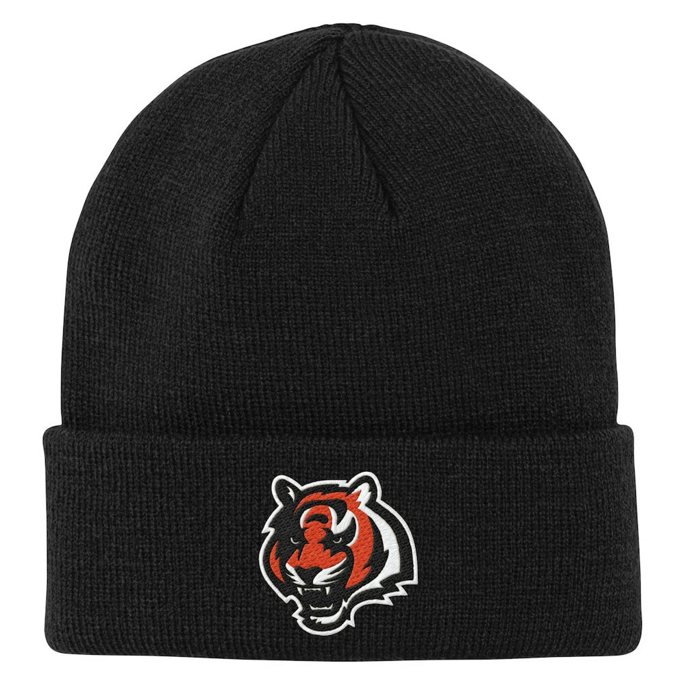 Cincinnati Bengals Outerstuff Youth Team Gradient Cuffed Knit Hat Black | NFL