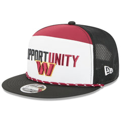 Washington Commanders New Era 2025 Inspire Change Split Panel 9FIFTY Snapback Hat White/Black | NFL
