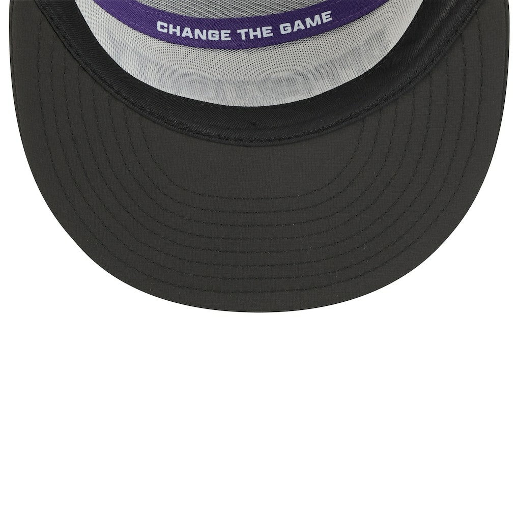 Minnesota Vikings New Era 2025 Inspire Change Split Panel 9FIFTY Snapback Hat White/Black | NFL