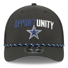 Dallas Cowboys New Era 2025 Inspire Change 9FORTY M-Crown Adjustable Hat Black | NFL