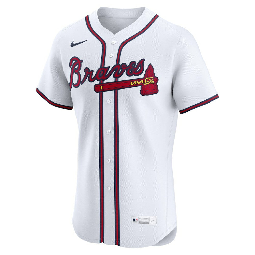 Atlanta Braves Nike Home Elite Custom Jersey - MLB