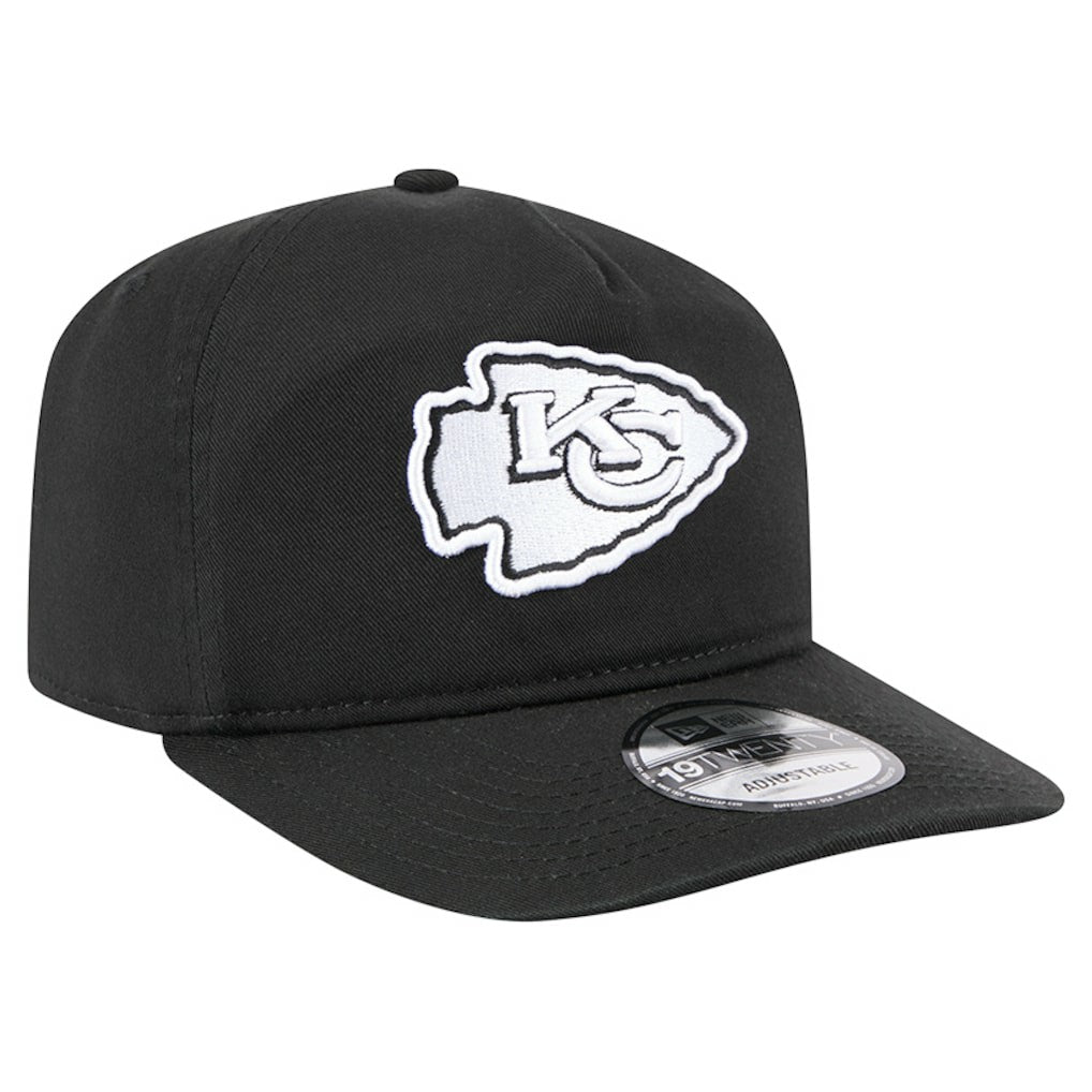 Kansas City Chiefs New Era 19TWENTY Adjustable Hat Black/White | NFL