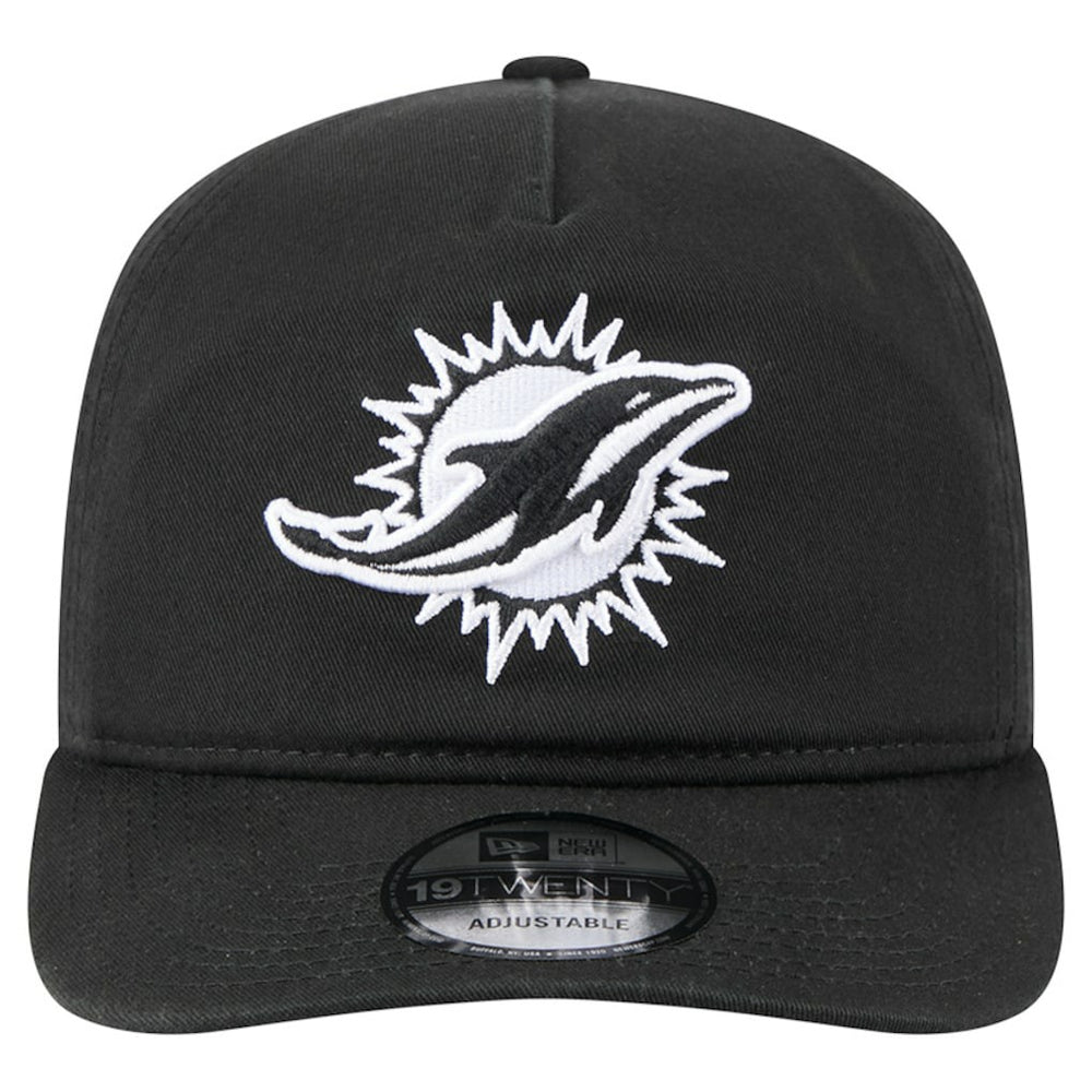 Miami Dolphins New Era 19TWENTY Adjustable Hat Black/White | NFL