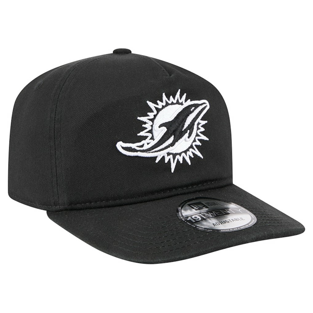 Miami Dolphins New Era 19TWENTY Adjustable Hat Black/White | NFL