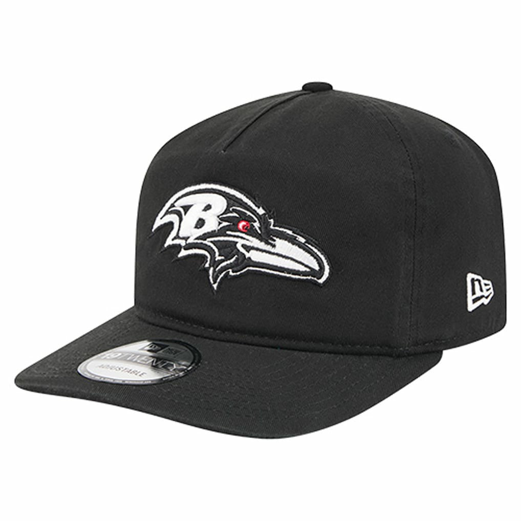Baltimore Ravens New Era 19TWENTY Adjustable Hat Black/White | NFL