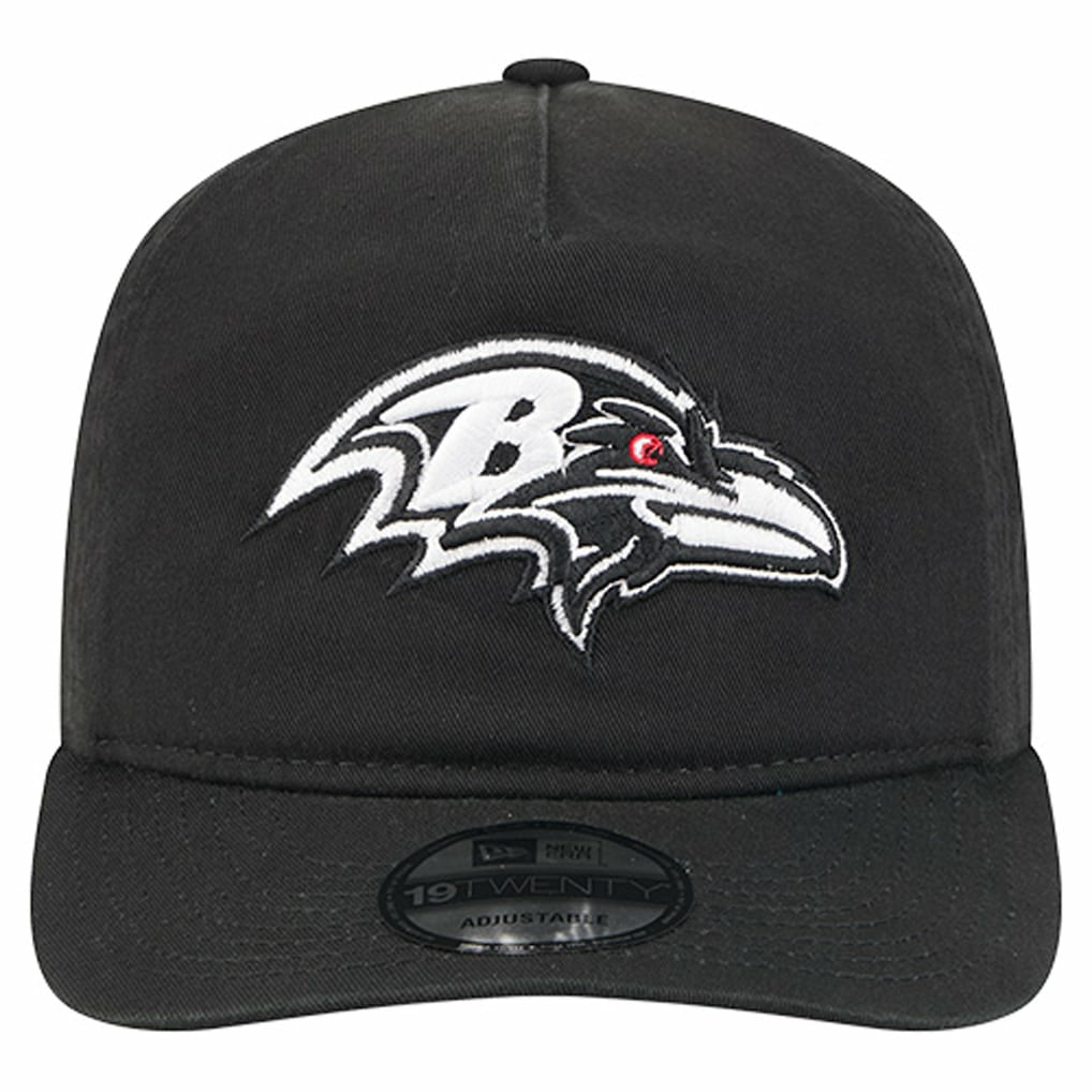 Baltimore Ravens New Era 19TWENTY Adjustable Hat Black/White | NFL