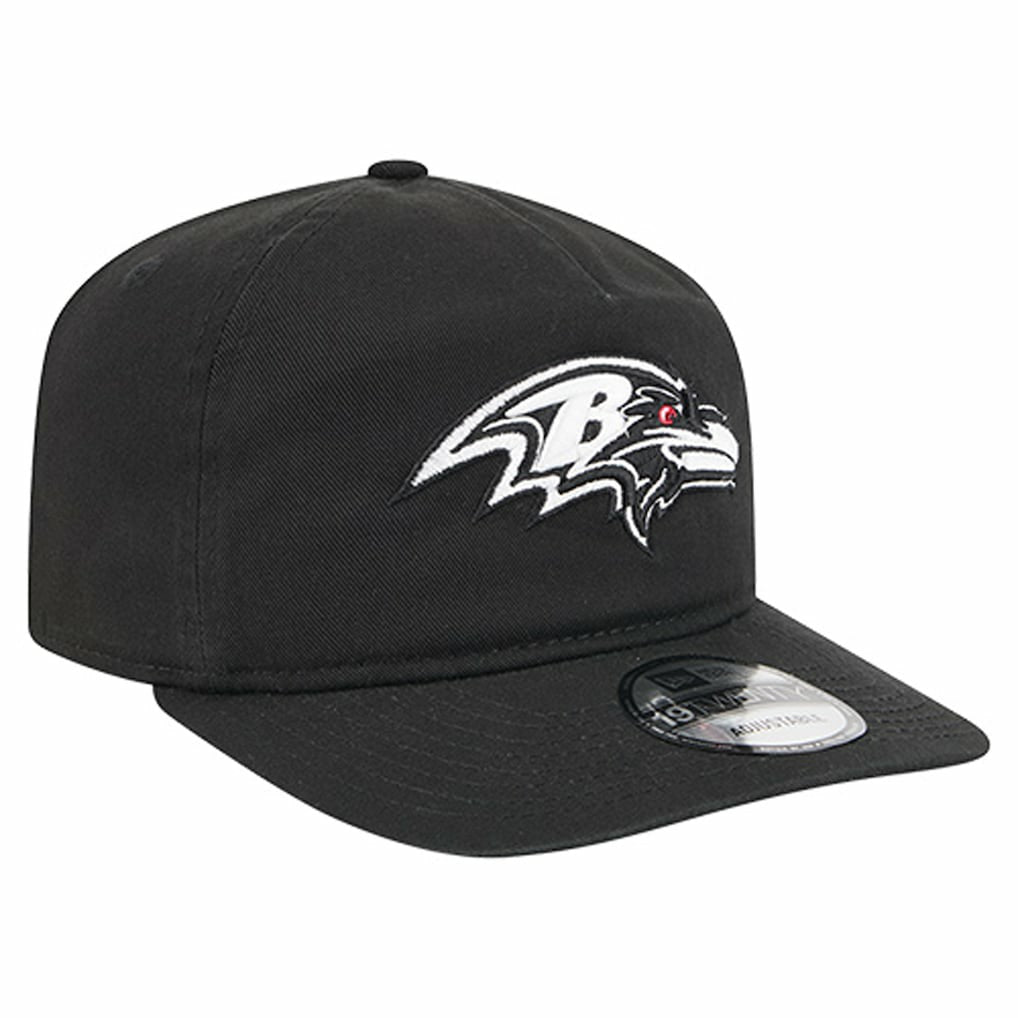 Baltimore Ravens New Era 19TWENTY Adjustable Hat Black/White | NFL