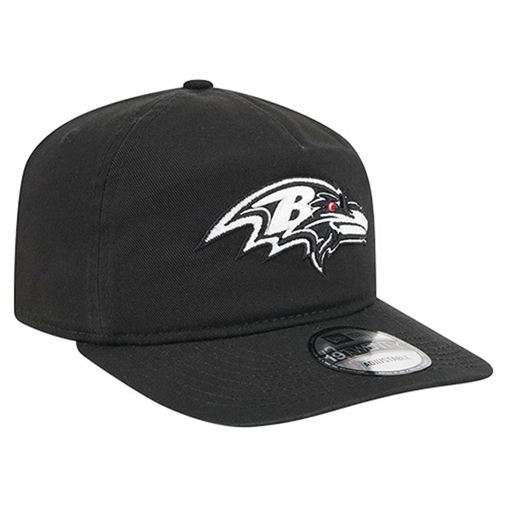Baltimore Ravens New Era 19TWENTY Adjustable Hat Black/White | NFL
