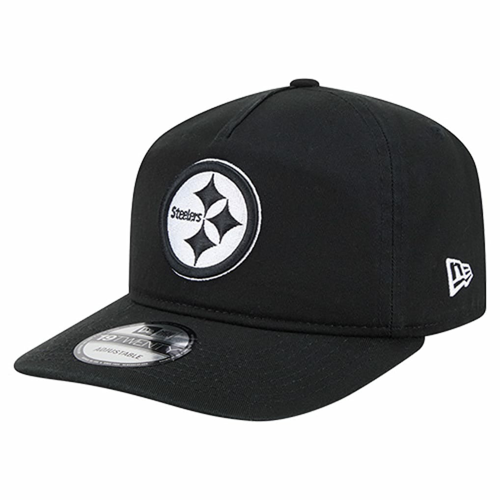 Pittsburgh Steelers New Era 19TWENTY Adjustable Hat Black/White | NFL