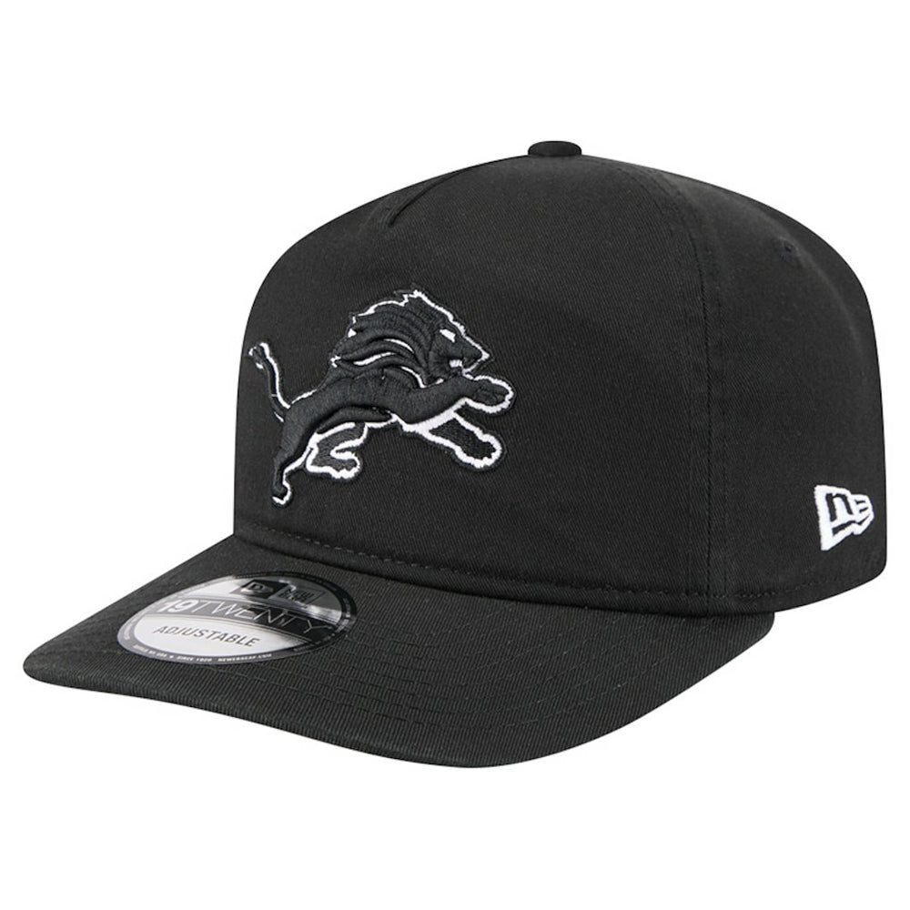 Detroit Lions New Era 19TWENTY Adjustable Hat Black/White | NFL