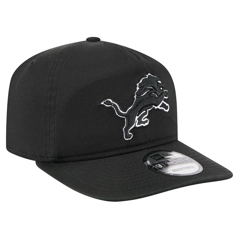 Detroit Lions New Era 19TWENTY Adjustable Hat Black/White | NFL