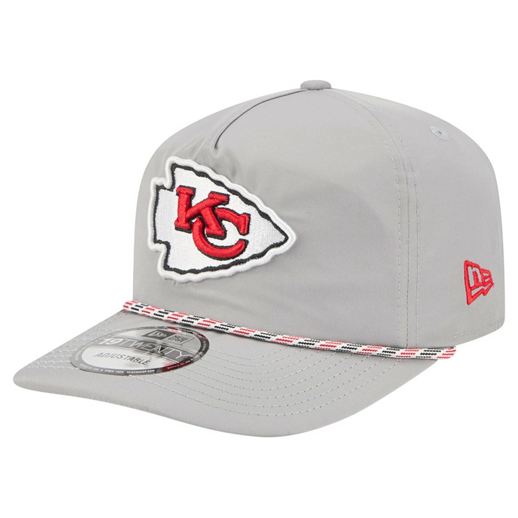 Kansas City Chiefs New Era Rope 19TWENTY Hat Gray | NFL