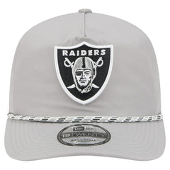 Las Vegas Raiders New Era Rope 19TWENTY Hat Silver | NFL
