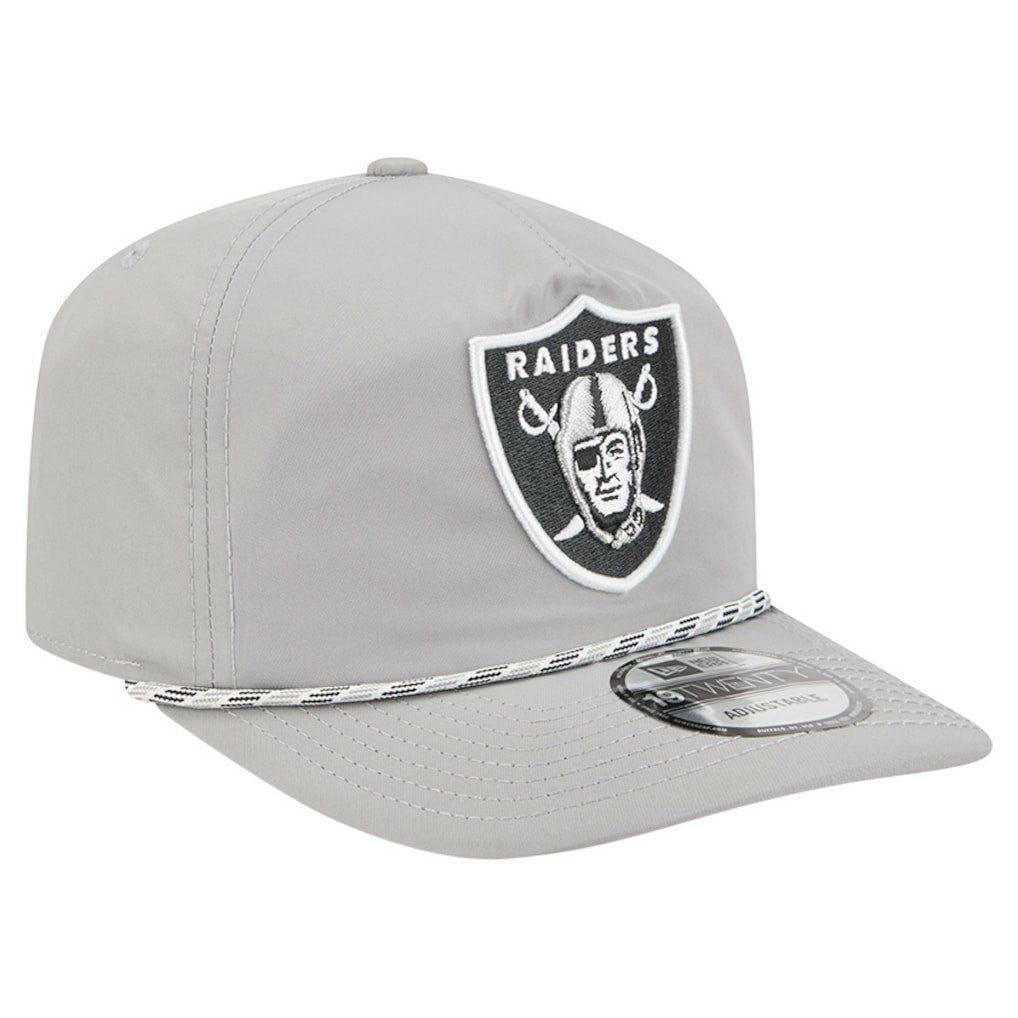 Las Vegas Raiders New Era Rope 19TWENTY Hat Silver | NFL