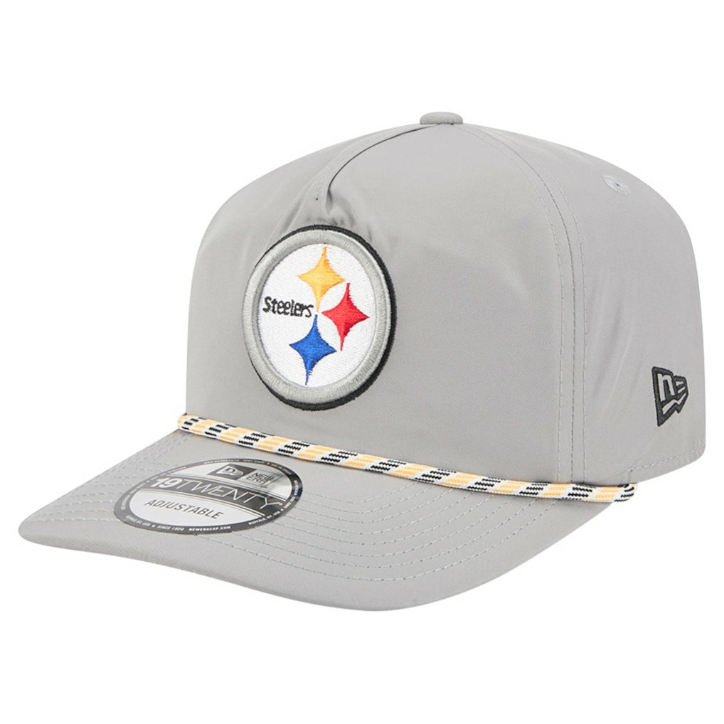 Pittsburgh Steelers New Era Rope 19TWENTY Hat Gray | NFL