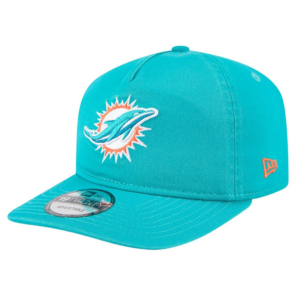 Miami Dolphins New Era Team 19TWENTY Adjustable Hat Aqua | NFL
